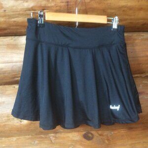 Baleaf Black Activewear Funtional Sporty Golf Pickleball Tennis Skort Size Large
